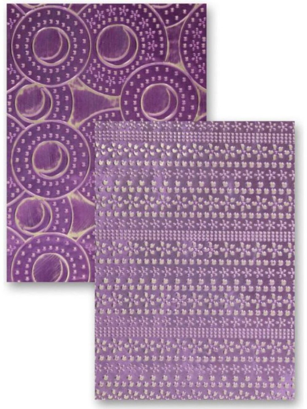 Spellbinders Reversible A4 Embossing Folder - Flower Fun